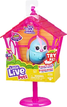 Интерактивная птичка "Рейбоу Твитс" со скворечником - Little Live Pets Moose (20-914203)