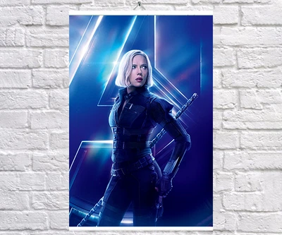 Постер BEGEMOT Мстители Супергерои MARVEL Наталья Романов Черная вдова 61x90 см (1124019-1)