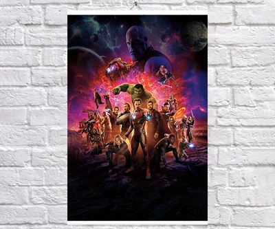 Постер BEGEMOT Мстители Супергерои MARVEL Финал Endgame 40x61 см (1124026)