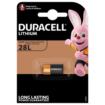 Батарейка литиевая Duracell Lithium 28L (A544), 6V, Blister