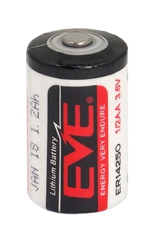 Батарейка литиевая EVE ER14250 STD, 1/2AA, 3.6V, LiSOCl2