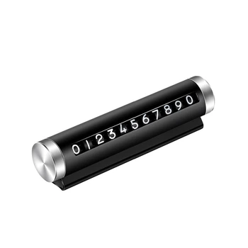 Парковочная табличка автовизитка для автомобиля Alitek Metal Roller Black -Refurbished (67256y)