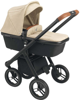 Универсальная коляска 2 в 1 Neonato Puro Urban Молочная на черной раме (N900-43/A)