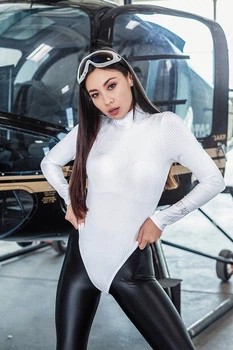 Женское боди Elite Skin TRK2 Totalfit M Белый (06399562)