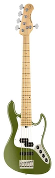 Электро бас-гитара SADOWSKY MetroExpress 21-Fret Hybrid P/J Bass, Maple, 5-String (Solid Sage Green Metallic Satin) 219027