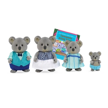 Набор фигурок Семья Коал 4ед, книга EN Li`l Woodzeez 000324799