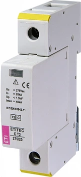Ограничитель перенапряжения 1Р 40кА 275В [2440393] ETITEC C T2 ETI