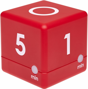 Кухонний таймер-куб TFA Cube-Timer Червоний (38203905)