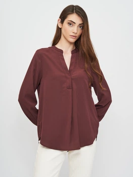 Блуза H&M 34 бордовый 26056405390