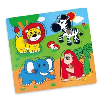 Пазл Viga Toys "Дикие животные" (59563)