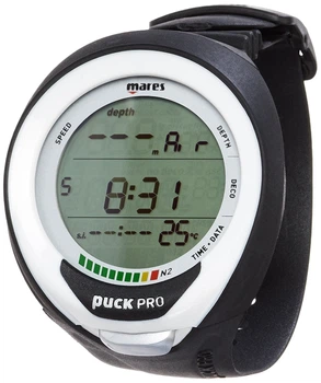 Підводний комп'ютер Mares Puck Pro+ чорно-білий 414135BKWH