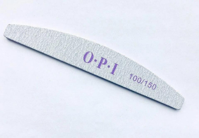 Пилочки для ногтей OPI 100/150 лодочка 25 шт. (для искусственных и нарощенных ногтей)