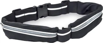 Сумка на пояс для бігу Go Runners Pocket Belt із кріпленням Чорна