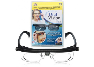 Очки с регулировкой линз Dial Vision Adjustable Lens Eyeglasses от -6D до +3D (kz175)