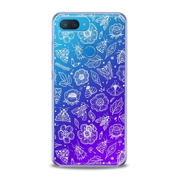 Чохол силіконовий для Xiaomi (Квітковий малюнок) Mi 8 Lite ксиоми мі лайт silicone case (800157305)