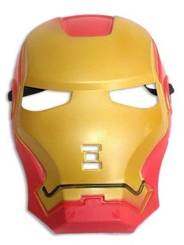Маска Железный человек Avenger Ironman красно-желтая