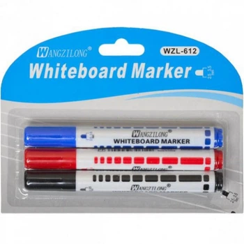 Маркеры набор для рисования на доске Whiteboard Marker маркеры для доски 3 шт
