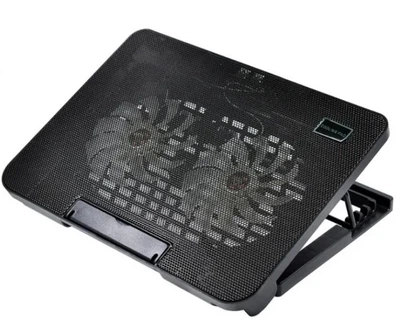 Подставка для ноутбука охлаждающая Notebook Cooling Partner N99 с подсветкой до 17 дюймов черная