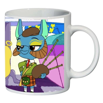 Кружка Райдужно метелик однорідна кішка SuperCup (чашка-SC-Rainbow Butterfly Unicorn Kitty-003)