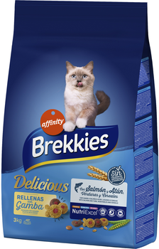 Сухой корм для котов Brekkies Cat Delice Fish с рыбой 3 кг (8410650221335)