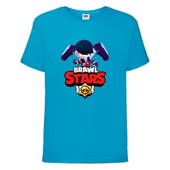 Футболка дитяча Brawl Stars Edgar (Бравл Старс Едгар) синя 152 см