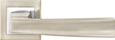 Ручка на розетці Linde A-1355 SN/CP Матовий нікель/Полірований хром (A-1355 SN/CP)