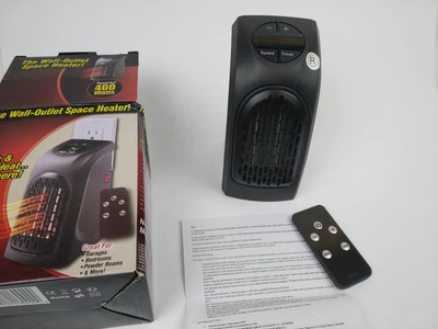 Обігрівач 400 Вт Rovus Handy Heater пульт ДУ Чорний (213439HHP00064) CLS55