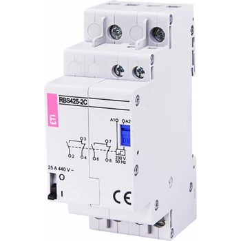 Контактор імпульсний ETI RBS 425-2C 25A 230V AC 2NO/2NC (2464140)