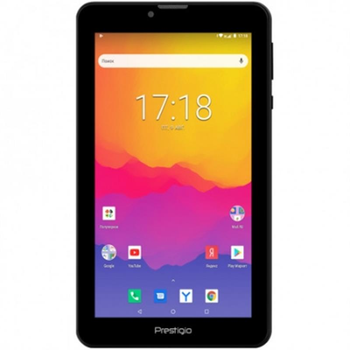 Планшетный ПК Prestigio Q Mini 4137 4G Dual Sim Black (PMT4137_4G_D_BG); 7" (1024x600) IPS / ОЗУ 1 ГБ / 16 ГБ встроенной + microSD / камера 2 Мп + 0.3 Мп / 4G (LTE) / Wi-Fi, Bluetooth / ОС Android 10.0 (Q) / 270г / 2500 мАч / черный
