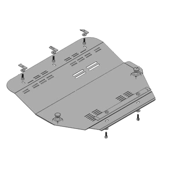 Kolchuga Защита двигателя, КПП и части радиатора на Citroen C8 2002-2010 (1.0033.00)