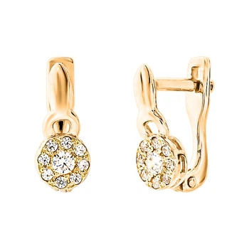 Серьги детские Diamant С2502 (546390)