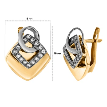 Серьги Diamant с1431 (557581)