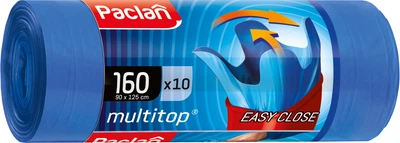 Мішки для сміття Paclan MultiTop 160 л х 10 шт. (5900942341719)
