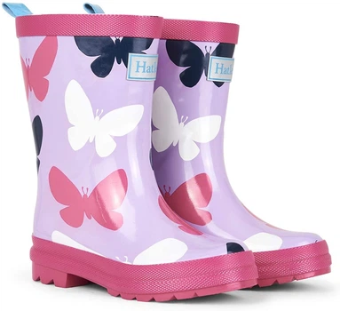 Гумові чоботи Hatley Silhouette Butterflies 5 рожевий 21 (S19BSK1366)