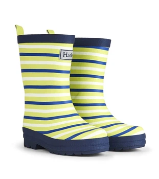 Гумові чоботи Hatley Lime Stripes 3 зелений 34 (S19BLK1367)