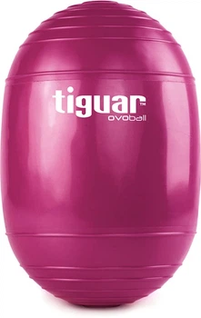Miękka owalna piłka do pilatesu i jogi Tiguar 16 x 25 cm Fioletowa (TI-V001S)