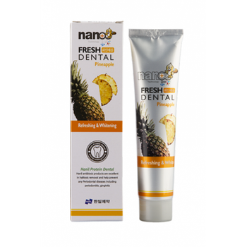 Освежающая зубная паста Hanil Nano Fresh Dental Pineapple 160 г