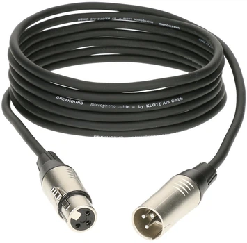 Микрофонный кабель XLR Female — XLR Male KLOTZ GRG1FM06.0 6м