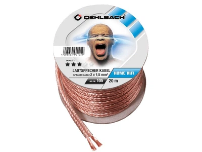 Акустический кабель 2х1,5 мм² Oehlbach Speaker Wire SP-15/2000 20 м