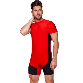 Трико для боротьби борцівське трико Zelart Heroe 0716 розмір 4XL (52-54) Red-Black