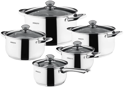 Набір каструль Ardesto Gemini Gourmet 10 предметів (AR1910PS)