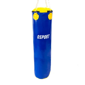 Боксерская груша для бокса (боксерский мешок) ПВХ OSPORT Lite 1.2м (OF-0051) Синяя
