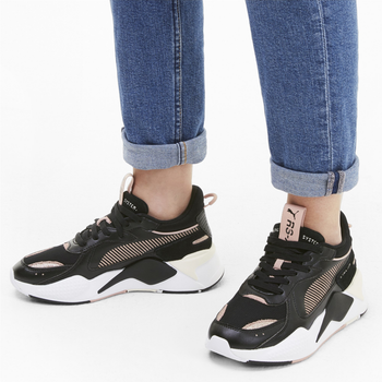 Puma rsx clearance black gold