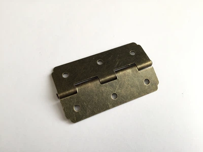 Петля карточная декоративная 55х35 мм Латунь (В-126-4)