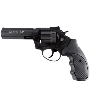Револьвер под патрон Флобера Stalker (4.5", 4.0mm), ворон-черный