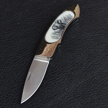 Нож складной GIGAND FC-9788В Слон (длина: 18.0см, лезвие: 7.7см)