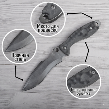 Нож фиксированный Колодач Полет (длина: 240мм, лезвие: 120мм)
