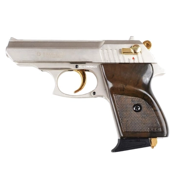 Сигнальний пістолет, стартовий Ekol Lady (9.0 мм), сатин з позолотою