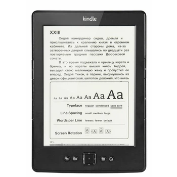 Электронная книга Amazon Kindle 6 (5 gen, 2012) Black ENG