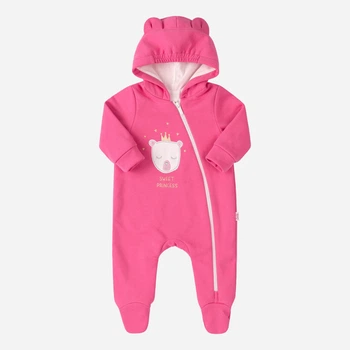 Детский теплый человечек для новорожденных девочек Bembi KB174 62 см Малиновый (03174002232.700)
